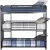 Steel frame hotel and hostel 3 desker and tiers capsule triple bed bunk bed for capsules with stair and desk