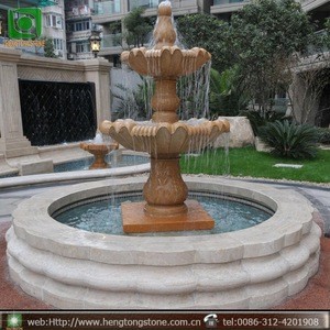 stone garden product, 2 tier water fountain outdoor landscape