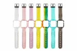 Strap + protection shell one silicone strap size 38/42/40/44 mm3/4/5/6 / SE movement fashion is suitable for the apple wrist