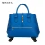Import Stylish womens blue leather hand carry luggage travel bag from China