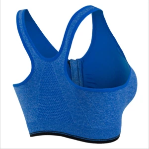 summer breathable hot black sports bra for women underwear bra