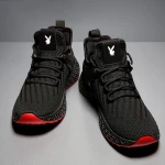 Summer new mesh sports shoes breathable black shoes versatile casual running sports shoes