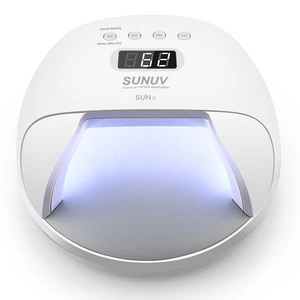 SUNUV SUN7 Nail Lamp 48W Nail Dryer for Gel Varnish with 30pcs LEDs Battery Choice Fast Dry Nail Drying Machine