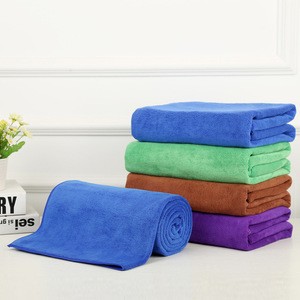 Super absorbent scratch free ultra soft microfiber car wash waxing towel in 420GSM 30x70cm