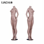 super hot selling cheap  big breast model plastic headless dummy