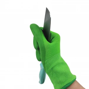 Super soft  15G bamboo fiber/PE nitrile glove making machine cut resistant  Gloves