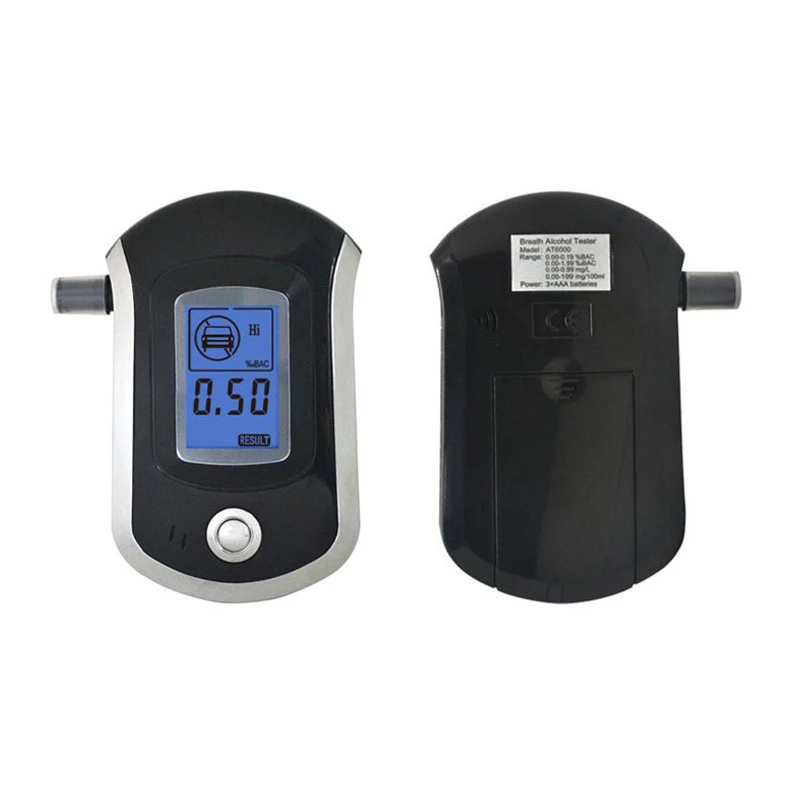 Supuer professional digital breath alcohol tester AT6000 alcohol breathalyzer