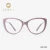 Import SW-0422 Popular color eye glasses frame cat style acetate eyewear & hight quality metal part temple spectacles from China