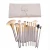 Import Synthetic Hair 18 PCS Professional Makeup Brush Set with Leather Bag from China