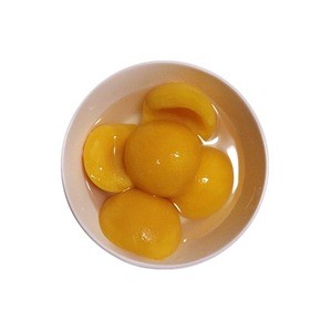Syrup Preservation Process Canned Style HACCP ISO QS Certification yellow peaches halves 900g
