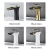TB-KQ301WGH Tengbofashion design gold tall wash basin faucet white