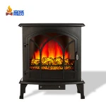 Temperature adjustable remote controls freestanding Electric Fireplace