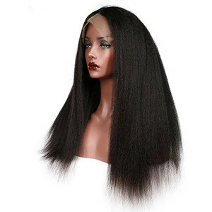 the wig distributor cheap Peruvian kinky straight mink full lace wig,30 inch human hair wigs,swiss lace for wig making