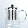 Thickened heat-resistant glass teapot stainless steel filter pot household teapot set