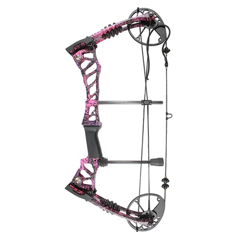 Three Color Archery Tag Arrow Bow Hunting Compound Bow 60 Lbs Camo Archery Compound Bow