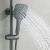 Import Three-stage shower head thermostatic shower faucet set bathroom from China