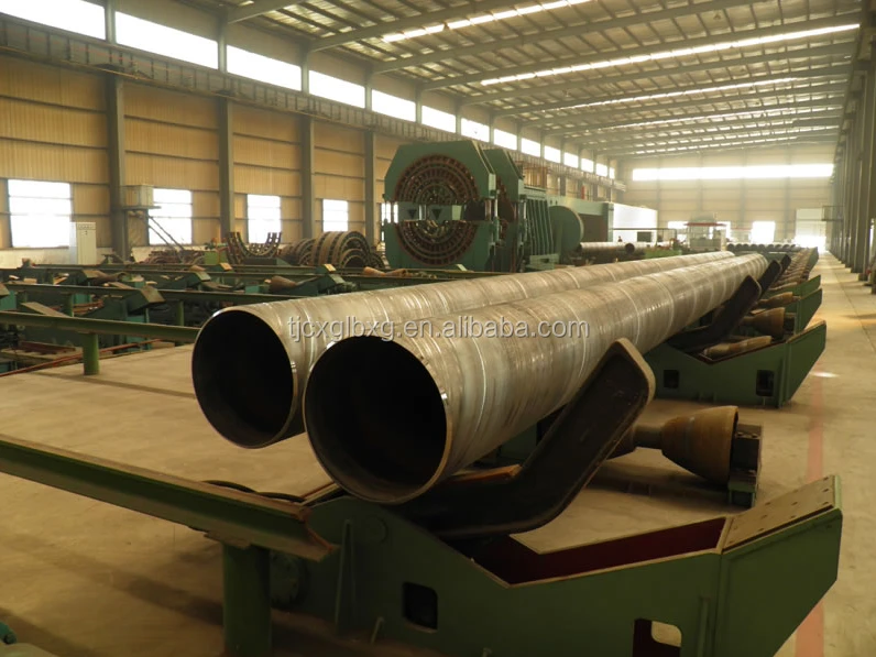TianJin factory of using for transfer water SSAW carbon steel pipe