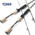 Import TOMA 1.84m 603UL fish rod carbon fiber spinning fish rod cast 3 section casting fishing rod from China