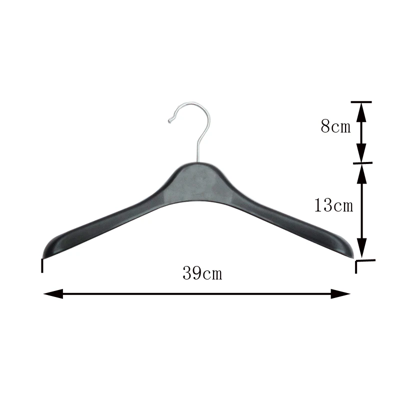 Top quality and beautiful suit hanger coat hanger plastic plastic garment hanger