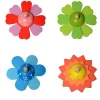 Traditional Color Spinning Small Gyroscope Children Nostalgic Toys Set of 4 Wood Spinning Top
