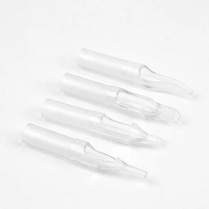 Transparent Plastic 5R Needle Tip 50MM Clear 3R Disposable Sterilized Tattoo Tips