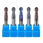 tungsten steel carbide 200mm 200 mm 6 hrc55 round r3 4 flute hrc 45 ballnose ball nose aluminium endmill end mill mills for cnc