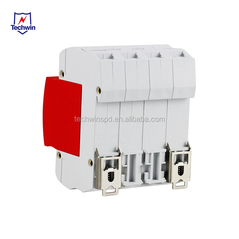 TUV certificated SPD 40KA Class 3 / type 2 lightning surge protection devices for three-phase 380V AC system