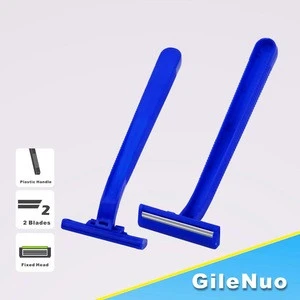 Twin Stainless Steel Blade Disposable Razor