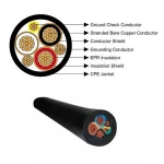 Underground Industrial Heavy Duty General Rubber Portable Power Flexible Mining Cable