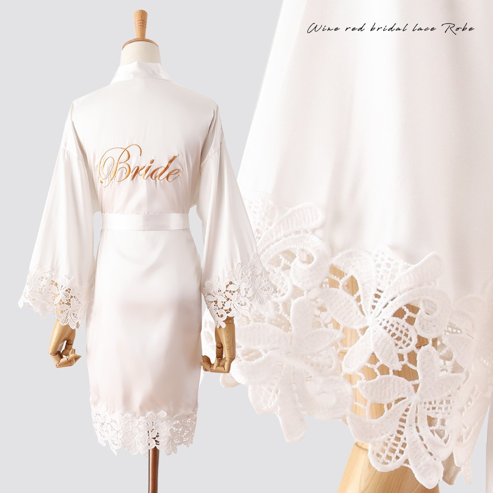 Tadre Robe Buy Unique Design Lace Bride Robe Sleepwear Embroidery Robe Kimono ...