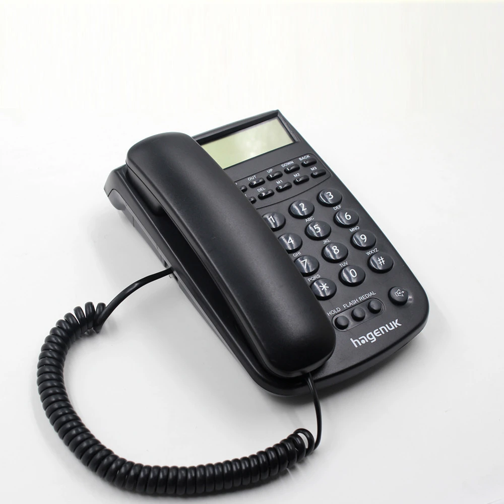 Unique Landline Telephones Instrument Corded Basic Telephone with Caller ID