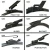 Import Universal windshield Wiper Blades soft frameless type multi fit adaptors from China