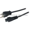 US 3 Pin Plug to C5 Clover Leaf Clover Leaf Lead Cable power cord