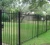 Import US and AU and Canada using 2.4m width by 2.1m High security pipe used wrought iron steel fence panels and posts from China