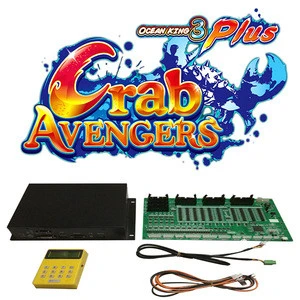 USA High Profit Coin Operated Gambling Fishing Table Game Crab Avengers