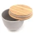 Import USA popular bamboo fiber eco friendly BIO dinnerware,bowls, jug, plate set, food dishes from China