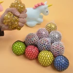 Vent Hand Squeeze Pinch Beads Grape Ball Whole Person Overall Decompression Toy Funny Creative Water Polo Pinch Children's Toys