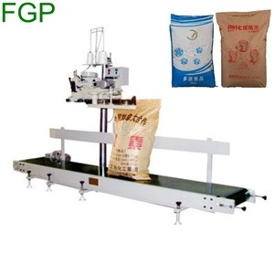 Vertical pneumatic rice bag sealing machine for heavy bag