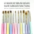 Import Vinimay High Quality Synthetic Hair Gold Black Gradient Nail Art Brush Case Oem Art Pen Drawing from China