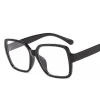 Vintage Black Men Sunglasses Frame With Clear Lenses Trendy PC Eyeglasses Frame Women