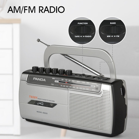 Walkman Panda Brand Classic Cassette AM FM Radio Recorder & Player