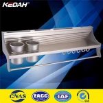 wall mounted aluminium kitchen storage shelf