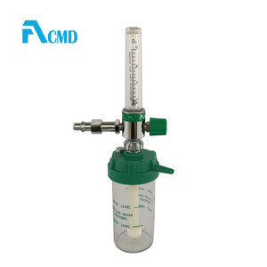 Buy Wall Oxygen Flow Meter With Humidifier With Din Adapters For Bed ...