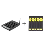 Water proof wireless slim pager restaurant table call system sistema de pagers coaster paging system vibrating pager