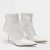 Import White Boots Snake Skin Shoes Ladies Leather Boots Mid Heel Women Dress Boots Leather from China