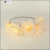 Import White flower warm white led light round mini cell operated flash garland light from China