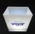 Import white plastic square ice bucket with led from China