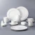 Import White Porcelain Crockery Hotel Dinner Plates Wedding Porcelain Tableware Dinner Plates White Dinner Ceramics Plate from China