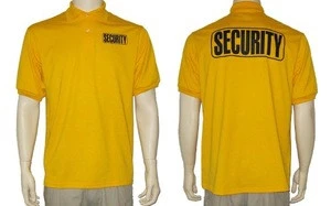 Whole set security guard uniform polo shirt for men OEM