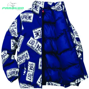 Wholesale 2018 new Navy Blue Winter Puffy Jacket for Men